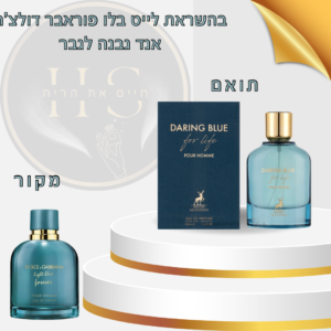 בהשראת לייט בלו פוראבר דולצ’ה אנד גבנה לגבר א.ד.פ 100 מ”ל Light Blue Forever Dolce & Gabbana for Men E.D.P 100ml